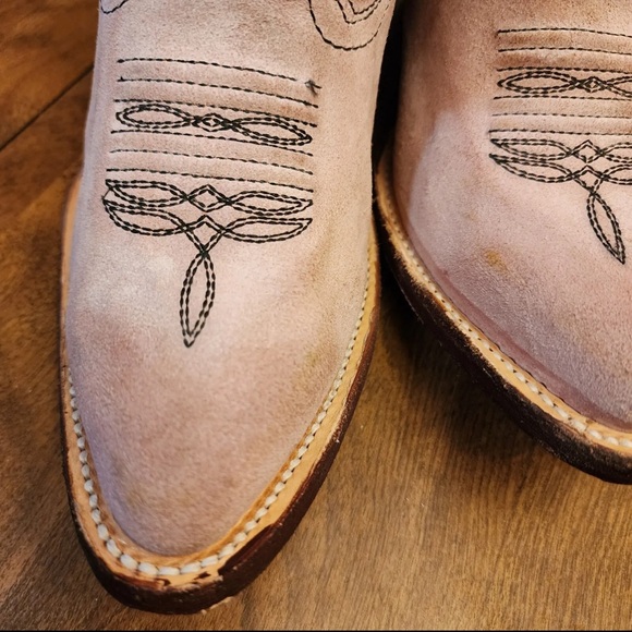 Corral Rose Pink Cowboy  Cowgirl Boots Size 8 E1447 - Picture 14 of 16